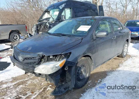 2011 Toyota Corolla Le z USA, uszkodzony, nr VIN 2T1BU4EE8BC675760